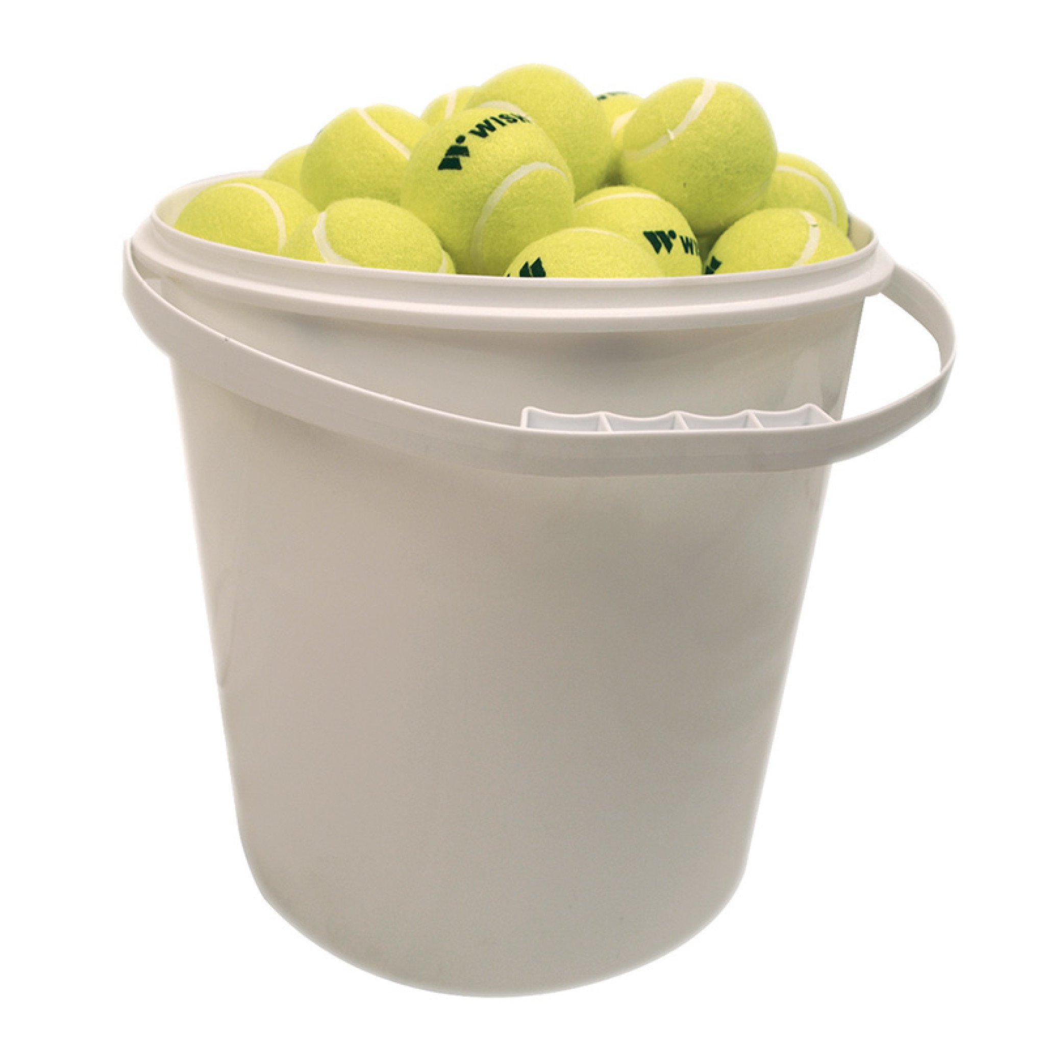 TRAINING 303 TENNIS BALL 60 BALLS IN BUCKET YELLOW
