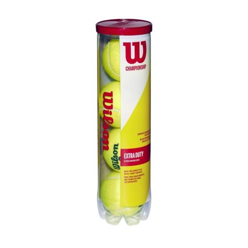 WILSON CHAMPIONSHIP EXTRA DUTY TENNIS BALL (CAN OF 4)