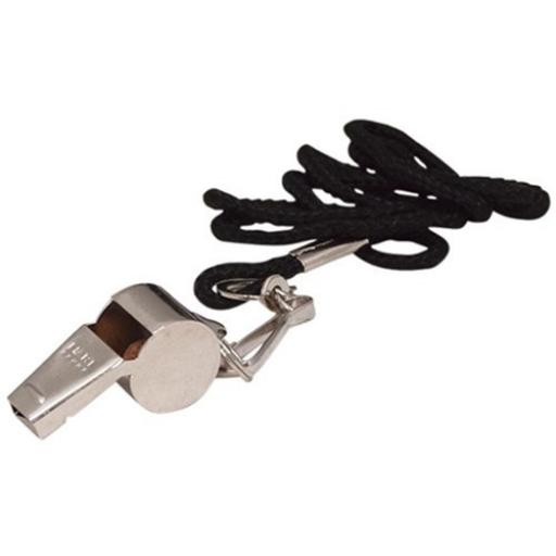 REGENT CHROME WHISTLE WITH LANYARD