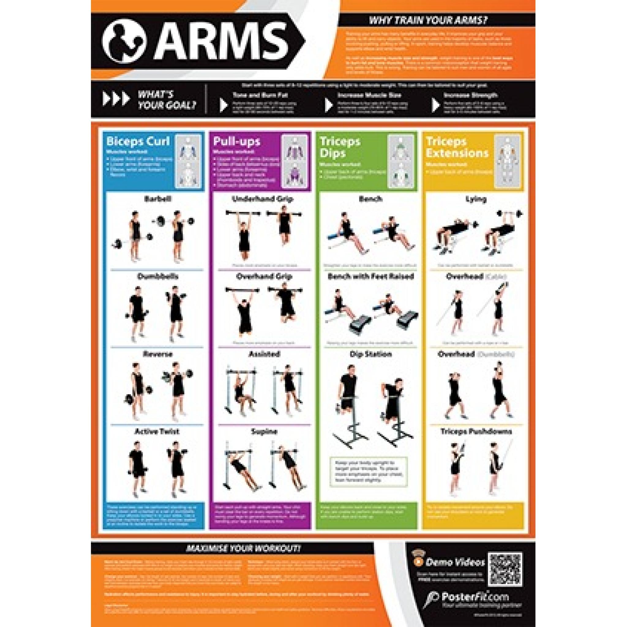 ARMS FITNESS CHARTS