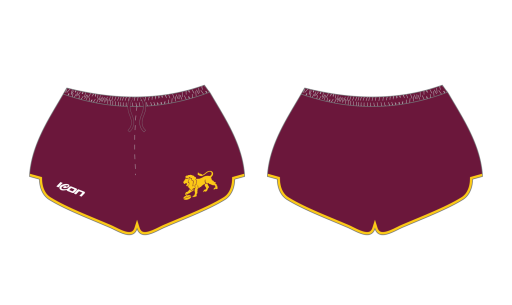Doncaster East FC Maroon Shorts.png