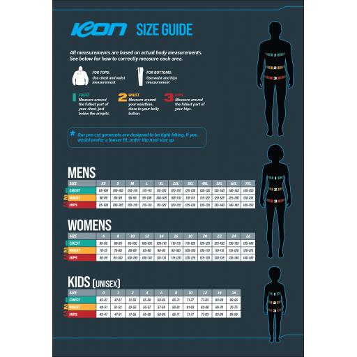 Middle Park CC SIZE GUIDE