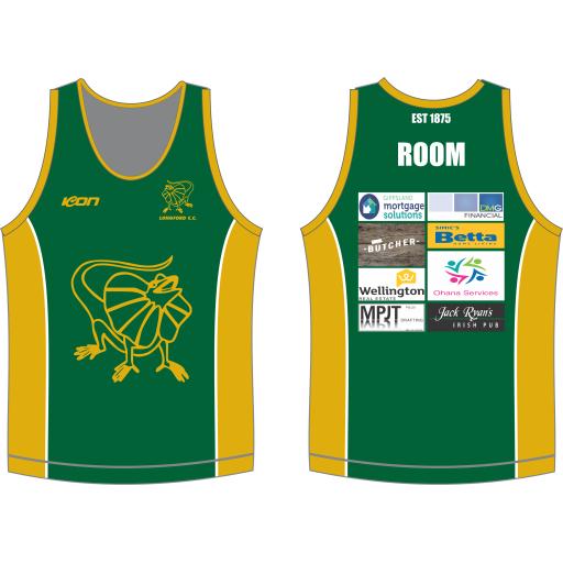 LONGFORD CRICKET CLUB TRAINING SINGLET FOR MENS