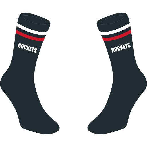 Rowville Rockets Socks (black)