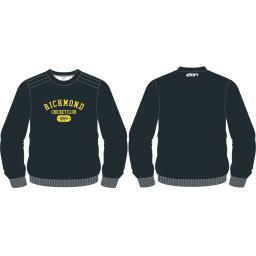 Richmond cc crew neck jumper black.png