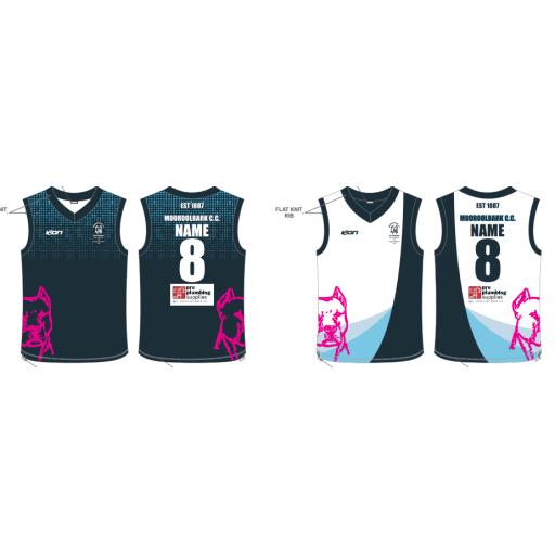 MOOROOLBARK CC  LADIES REVERSIBLE PLAYING VEST