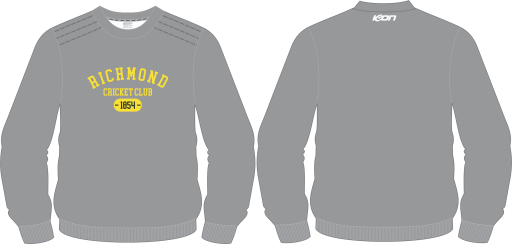 Richmond cc crew neck jumper grey.png