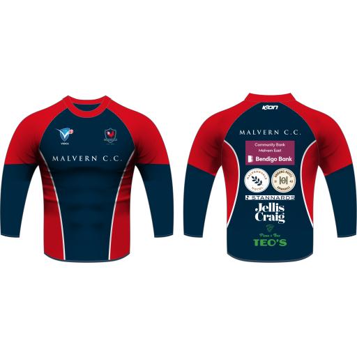 MALVERN CC WARM UP TOP LONG SLEEVE