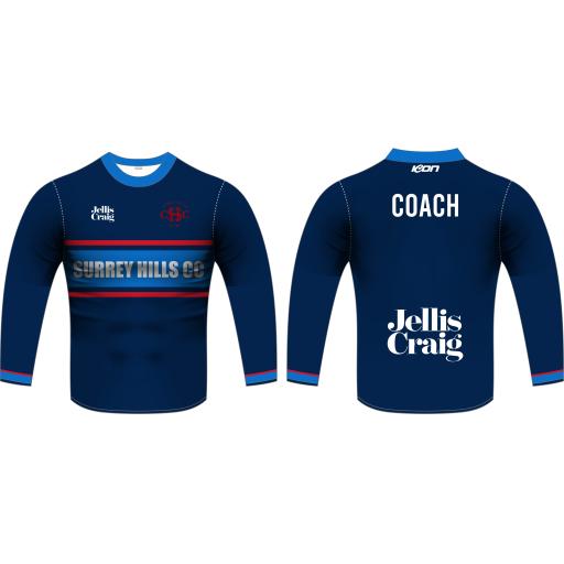 SURREY HILLS CRICKET CLUB - COACHES  WARM UP TOP - LONG SLEEVE