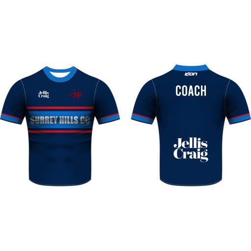 SURREY HILLS CRICKET CLUB - COACHES  WARM UP TOP (SHORT SLEEVE)