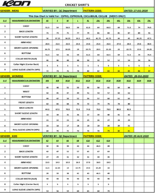 Cricket Shirt Club Size Guide.png