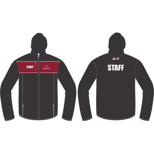 MONTEREY SC SOFT SHELL JACKET ( HOOD) STAFF