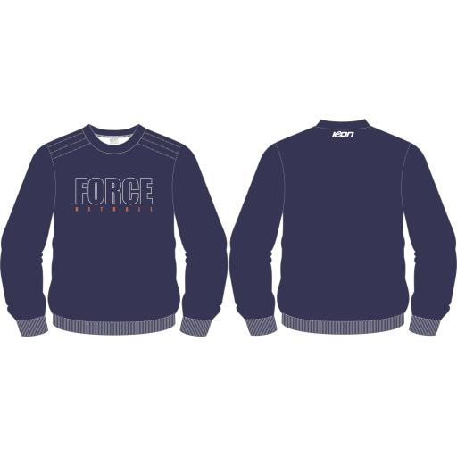 NILLUMBIK FORCE NETBALL CREW NECK