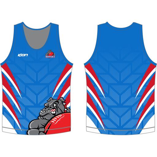 WESBURN JUNIOR FOOTBALL CLUB TRAINING SINGLET